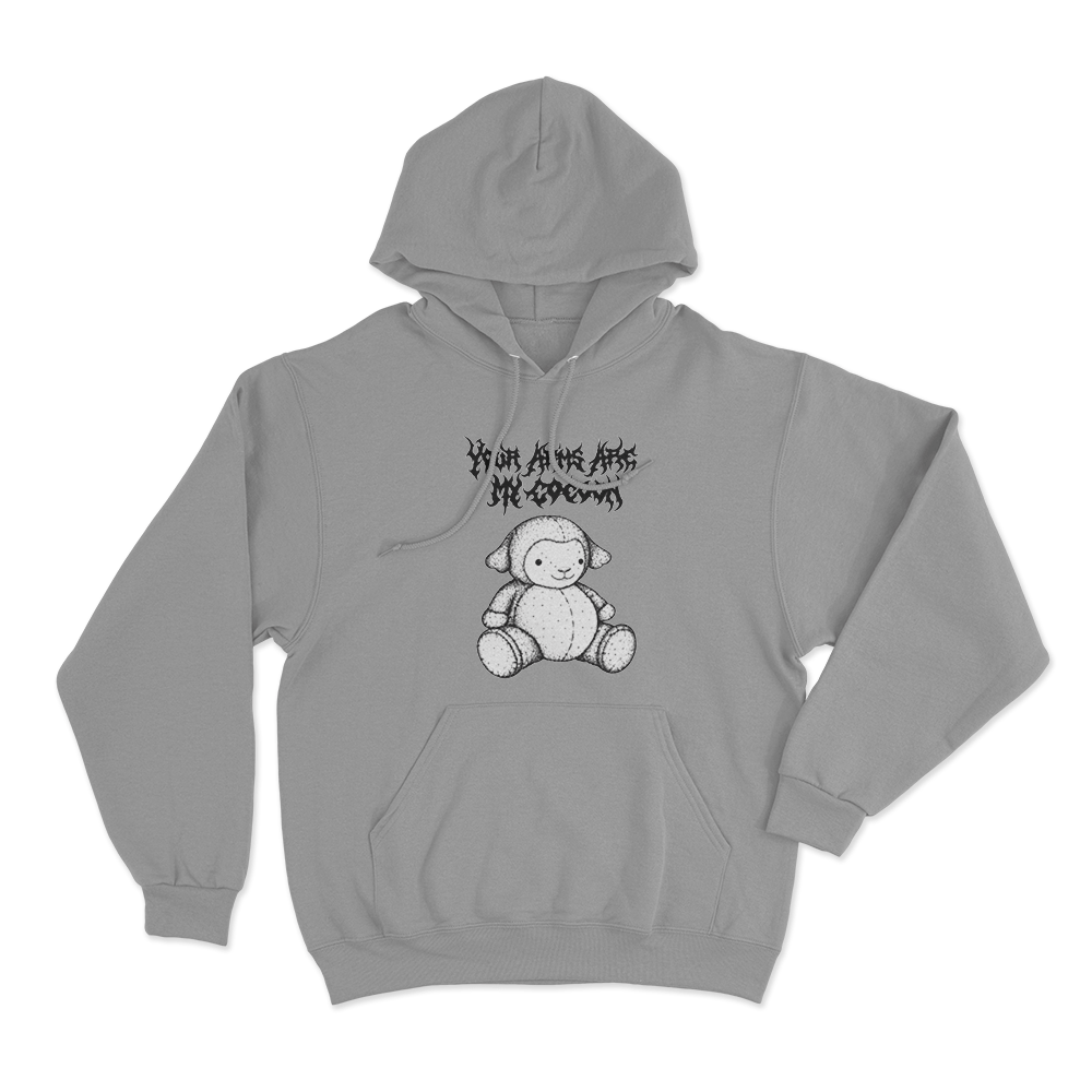 Lamb Unisex Hoodie Grey Lamb Unisex Hoodie Grey