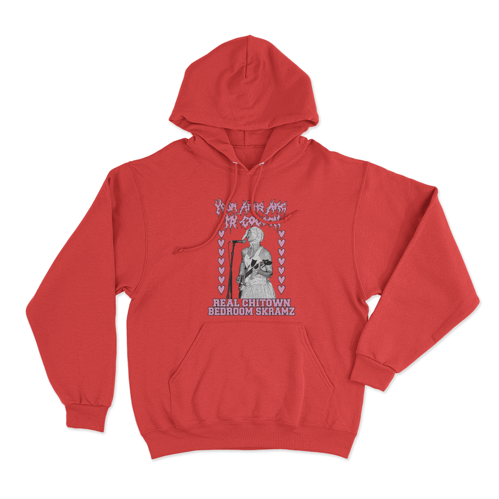 Real Skramz Unisex Hoodie Red Real Skramz Unisex Hoodie Red