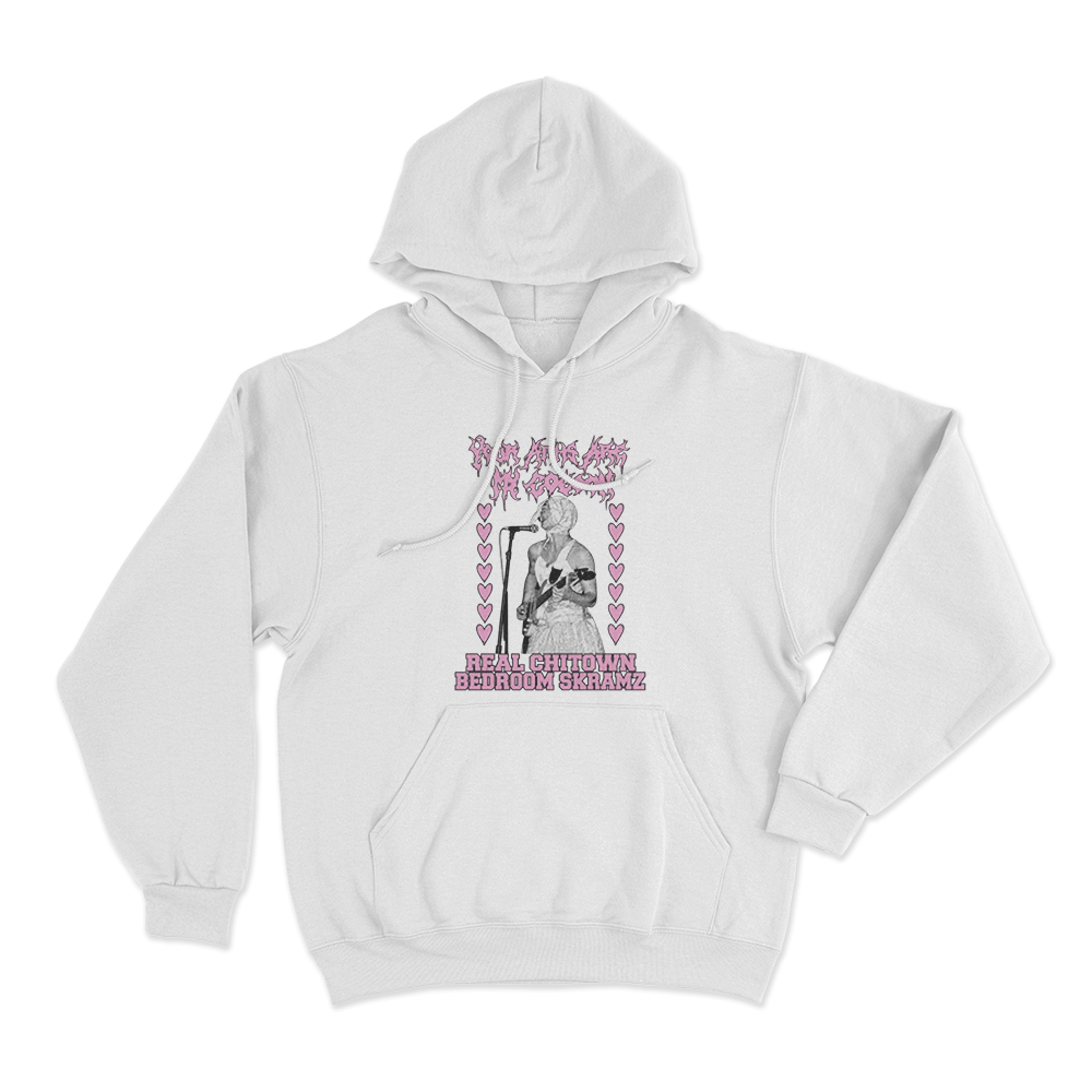 Real Skramz Unisex Hoodie White Real Skramz Unisex Hoodie White