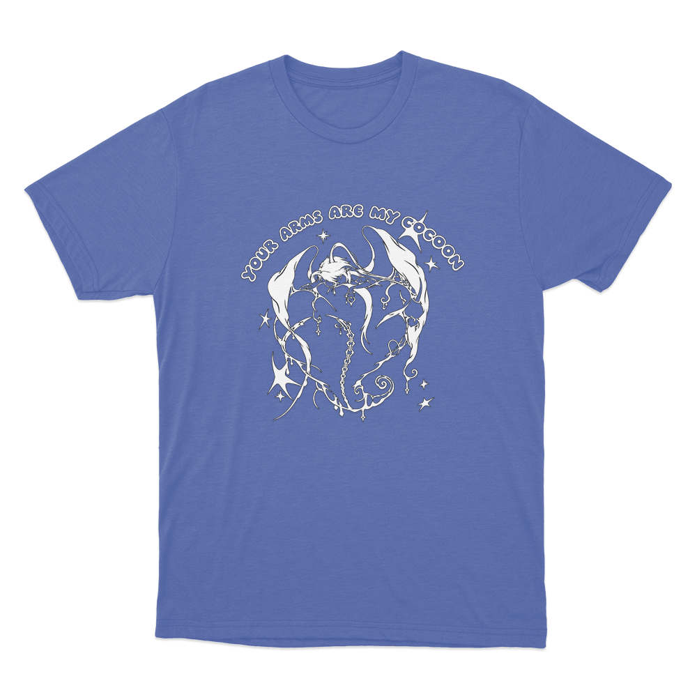 Your Arms Are My Cocoon Angel Unisex T Shirt Blue Your Arms Are My Cocoon Angel Unisex T Shirt Blue