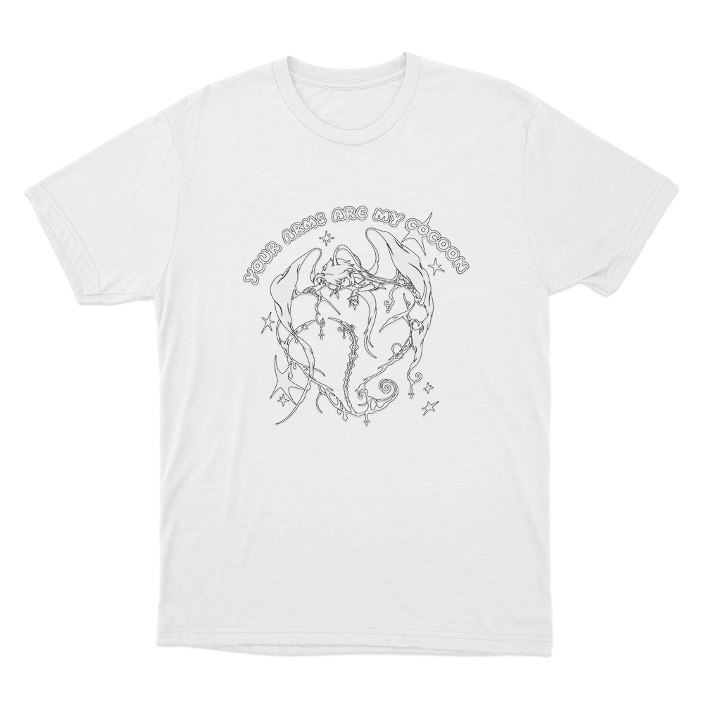 Your Arms Are My Cocoon Angel Unisex T Shirt White Your Arms Are My Cocoon Angel Unisex T Shirt White