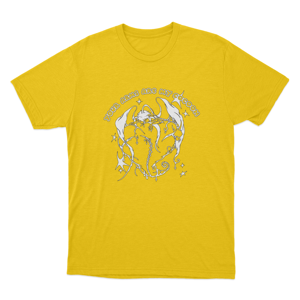 Your Arms Are My Cocoon Angel Unisex T Shirt Yellow Your Arms Are My Cocoon Angel Unisex T Shirt Yellow