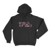 Your Arms Are My Cocoon Bunny Unisex Hoodie Black