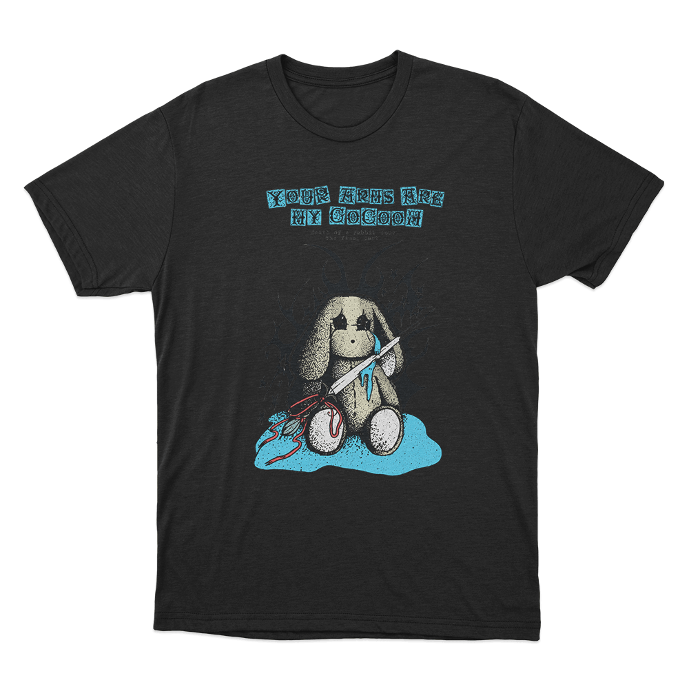 Your Arms Are My Cocoon Death Of A Rabbit Unisex T Shirt Black Your Arms Are My Cocoon Death Of A Rabbit Unisex T Shirt Black